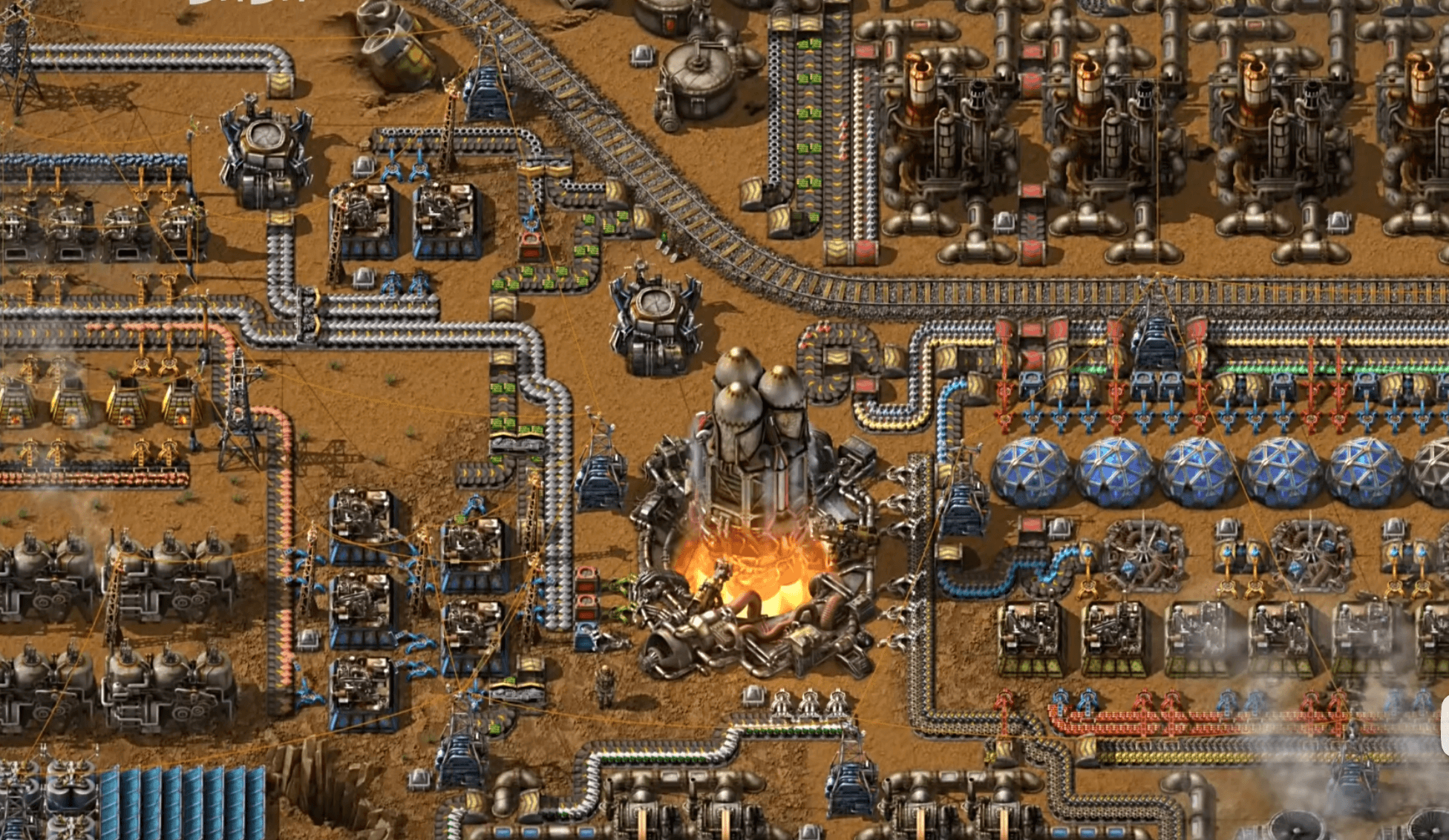 Factorio gameplay screenshot